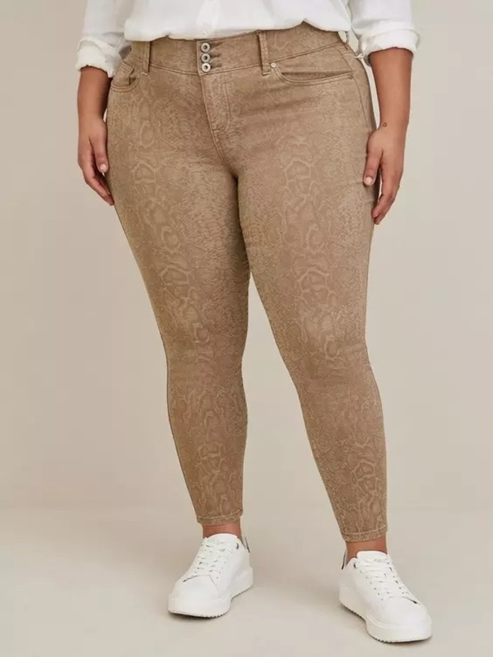 LIKE NEW Torrid Python Jegging Skinny High-Rise Jean- Size 24